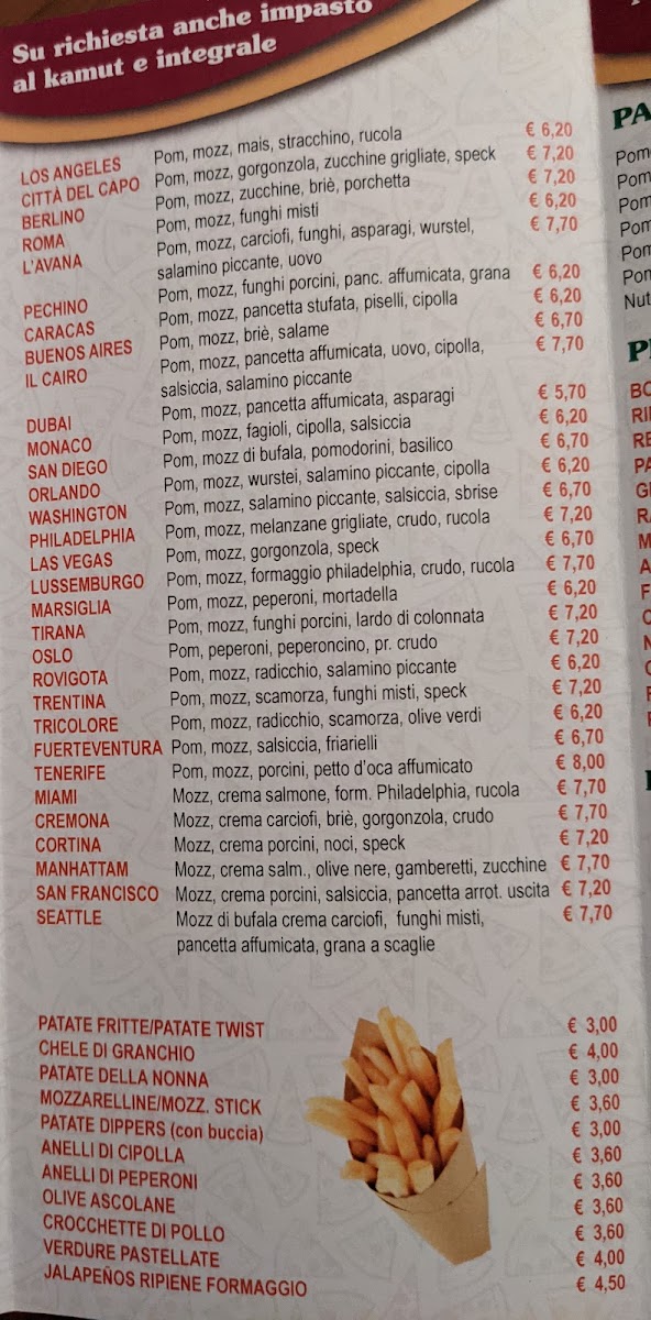 Birreria Pizzeria Piper Menu 2