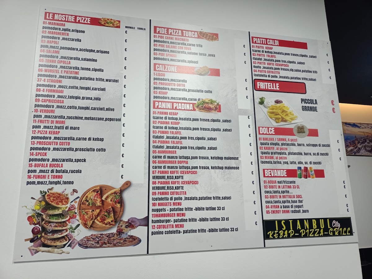 Istanbul City kebap - pizza - grill Menu 6