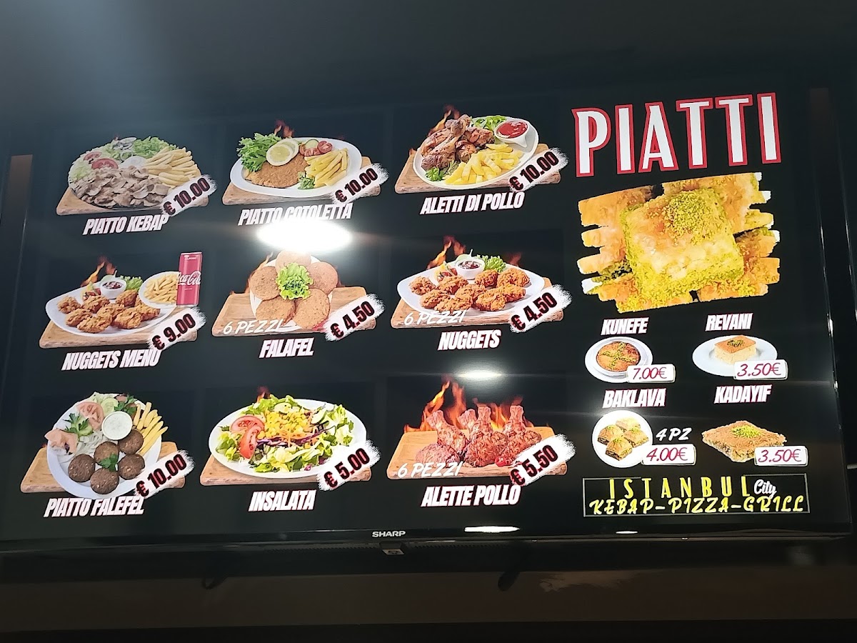 Istanbul City kebap - pizza - grill Menu 8