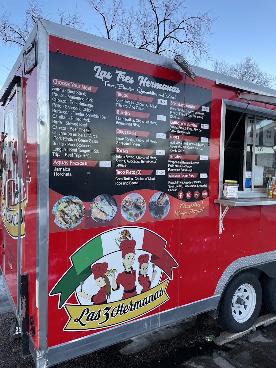 Las Tres Hermanas Food Truck Menu 4