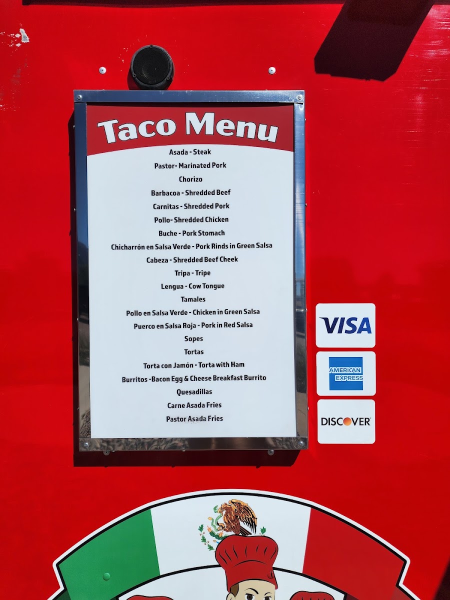 Las Tres Hermanas Food Truck Menu 6