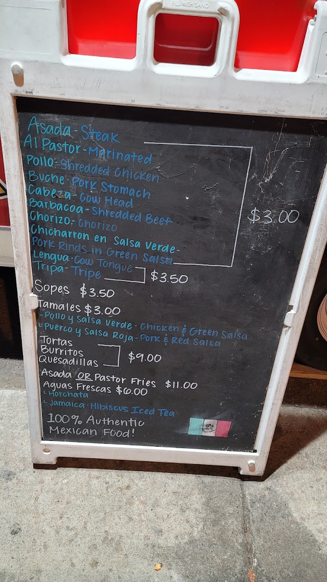 Las Tres Hermanas Food Truck Menu 7