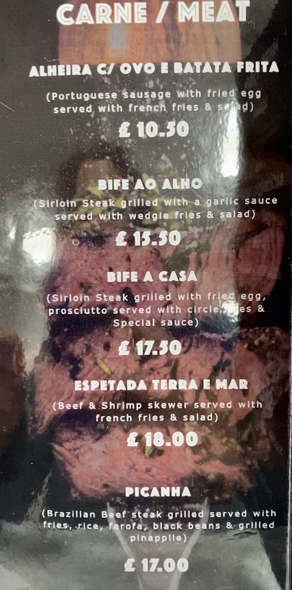 Taste of Portugal Menu 1